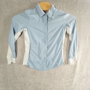 Simms Fishing Performance Snap Front Shirt Womens Small Gorpcore Outdoors *read*